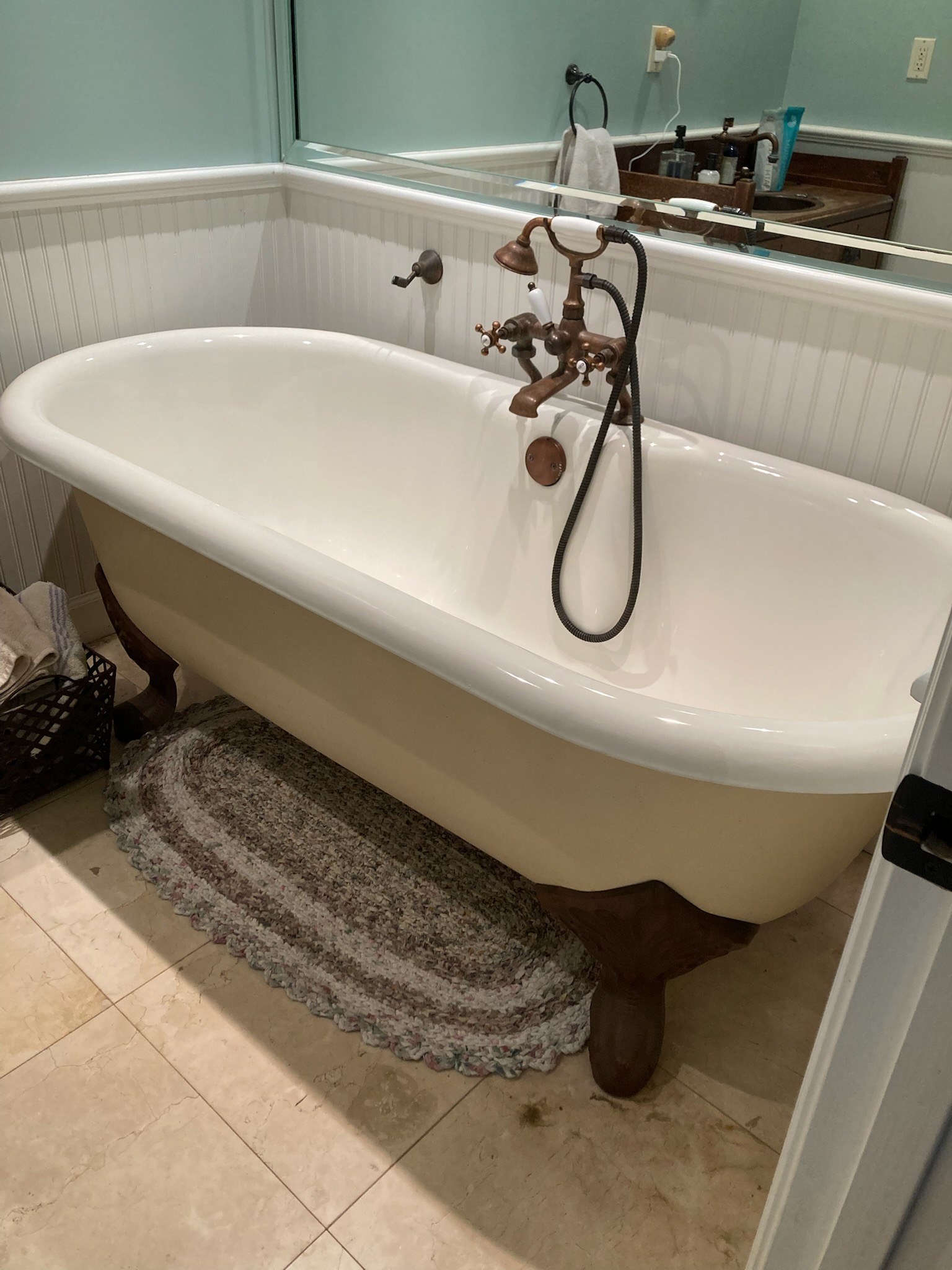 Clawfoot tub restoration Bay Area