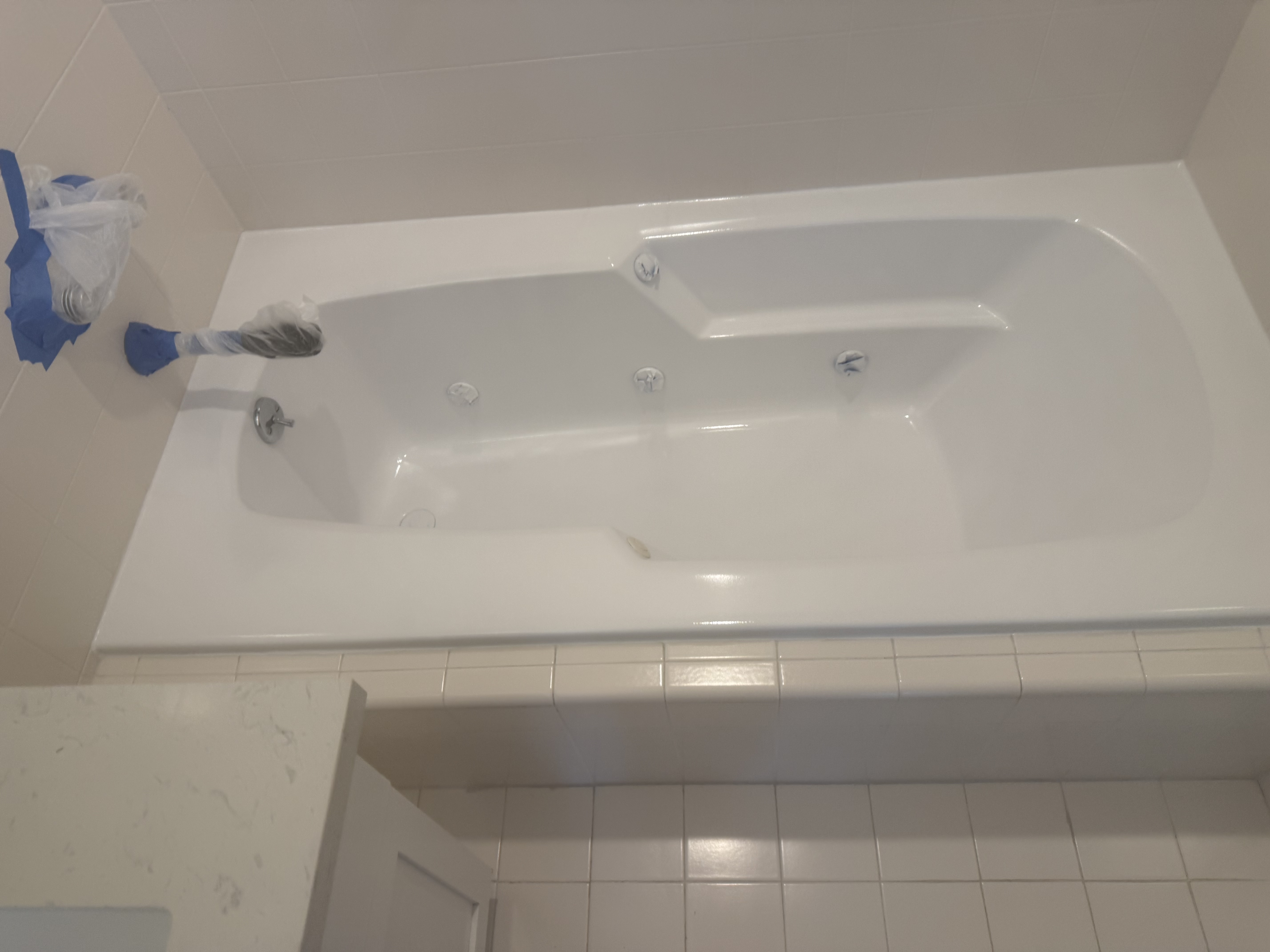 After jetted tub refinishing