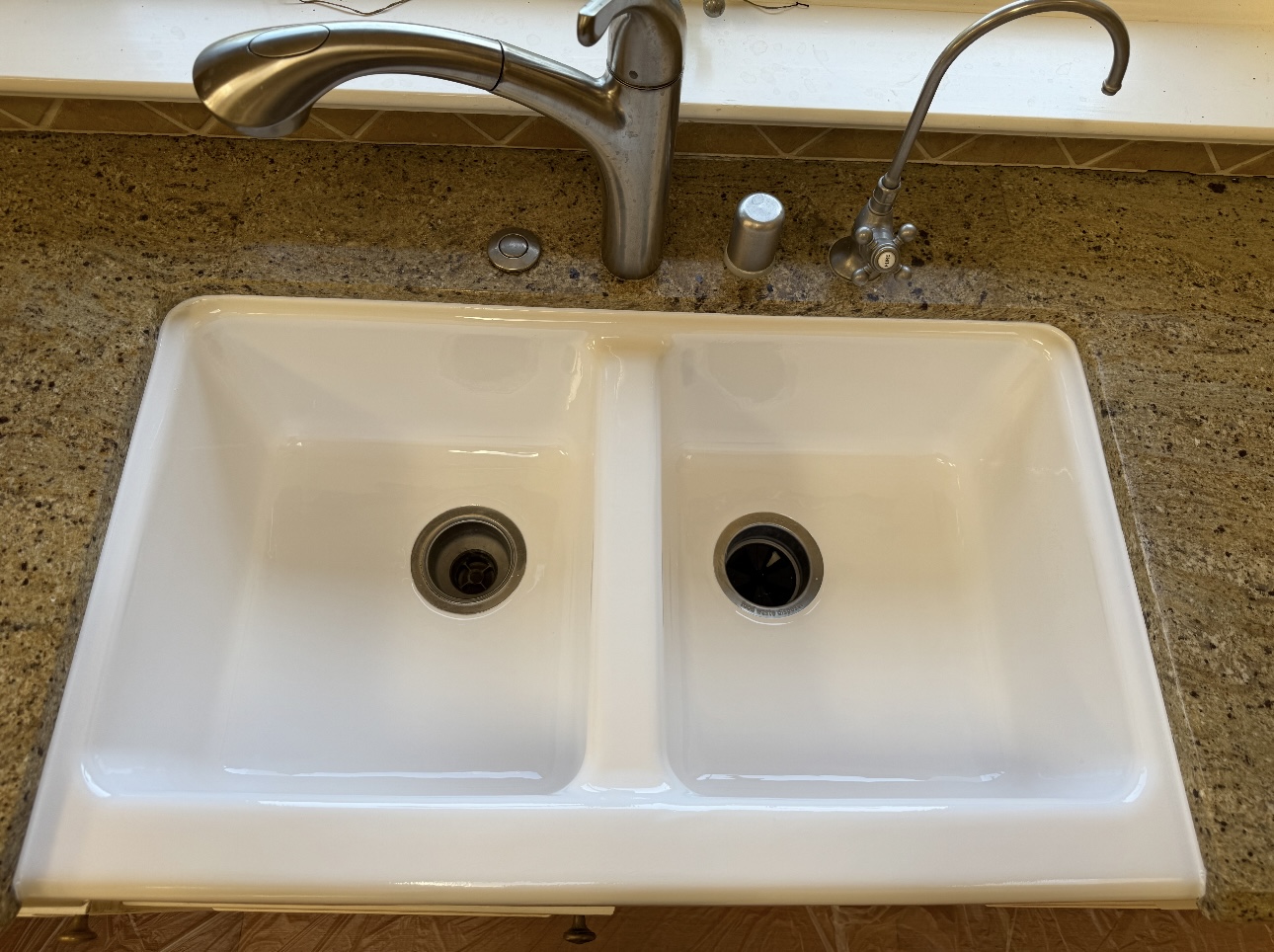 Kitchen sink after refinishing Bay Area